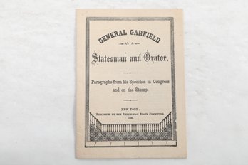 Presidential Campaigns  1880 Garfield Stump Speeches