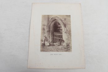 Early  British Photography:  Frith/ Bedford DOOR, RIVAULX ABBEY