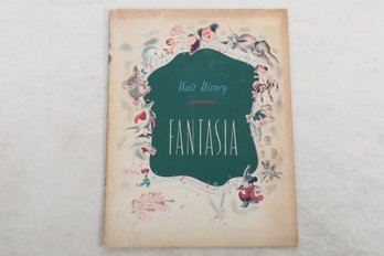 Disney  Fantasia Booklet , 1940, Illustrated