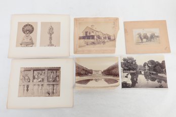 Lot Of Original Albumen Photographs 19th Centrury