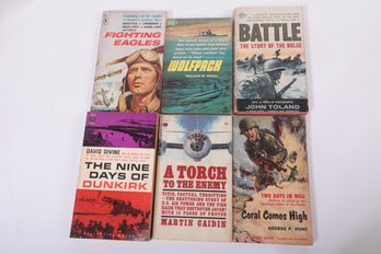 WWII :  6 Vintage Paperbacks