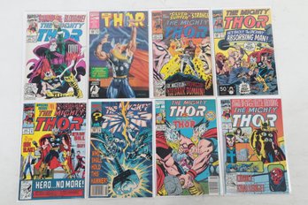 Lot Of 8 Marvel Thor Comic Books