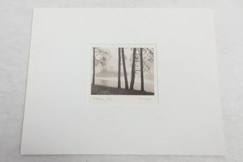 (PAUL CAPONIGRO)  Photograph Redding, CT 1969 Artist Signed  'T. Millea'
