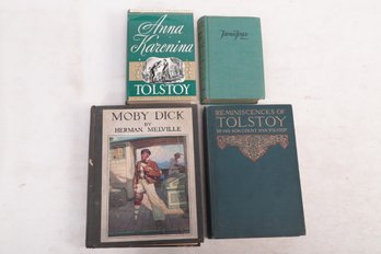 LITERATURE: TOLSTOY, MELVILLE, JOYCE.