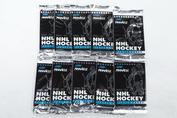 10 Sealed 1991-92 Pinnacle Premier Edition NHL Cards In Box