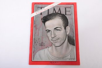 (KENNEDY) Lee Harvey Oswald Time Magazine 1964-Cover By Boris Artzybasheff