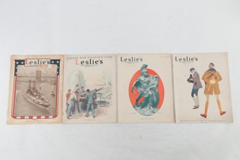 Early 20th Century Magazines Including Fellows  Cover Design