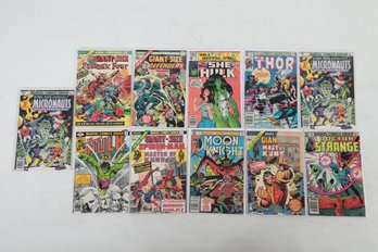 Lot Of 11 Marvel Comic Books 40c-75c Hulk Spiderman More
