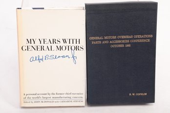 AUTOMOBILES: ALFRED P. SLOANE, MY YEARS WITH GENERAL MOTORS, SIGNED, SLIPCASED BOOK