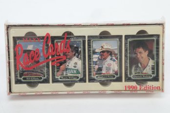 Vintage Factory Sealed Maxi Nascar Race Cards, 1990 Edition