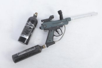 Eradicator Paint Ball Gun W/Scope & 2 CO2 Tanks