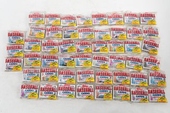 Lot Of 50 1989 Topps Baseball Card Jumbo Cello 39 Card Packs