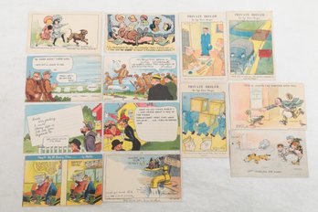 Early Comic Postcards Including Buster Brown