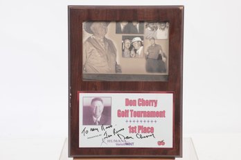 Don Cherry Signed Plaque