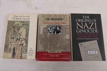 Judaica:  3 HC Scholarly Books On The Holocaust & Nazi Genocide