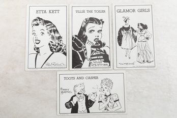 4 Exhibit Postcards 1949, King Features Syndicate, Inc.