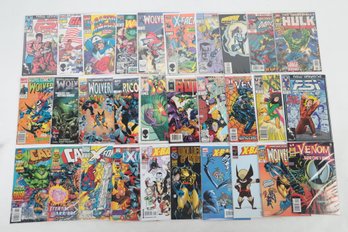 Lot Of 30 Misc Marvel Comic Books