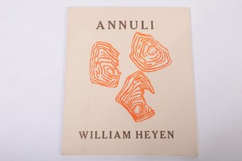 PRIVATE PRESS: Annuli By  William Heyen, 1/300 Timberline Press, 2001