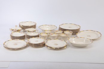 Group Of The Edwin Knowles China 38-10 Pattern Dinnerware