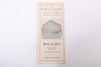 EPHEMERA:  1922 The Du Pont Auto Road Guide WITH MAPS AND MILEAGE