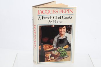Jacques PEPIN, Signed,  A French Chef Cooks At Home.  First Edition, 1975.
