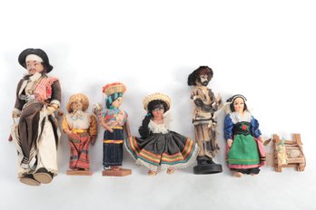Grouping Of Vintage/Antique Collectible Dolls (Various Nationalities)