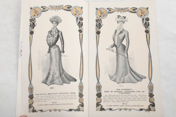 1902 (FASHION) OUT OF THE FOG. Pictorial And Price Solutions Of Fashion's Questions. (New