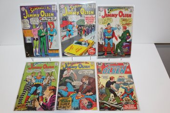 5 Silver Age, 1 Bronze Age Superman's Pal Jimmy Olsen Comics - #86, #100, #103, #114, #120, #161 - (1965-