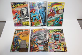6 Superman Silver Age Comics - #194, #209, #210, #215, #216, #217