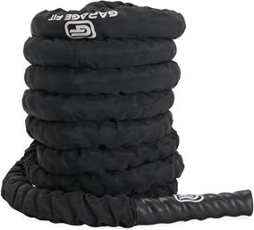 Garage Fit Battle Ropes For Exercise Training- 2' X 30'- Heavy Duty Poly Dacron- Waterproof