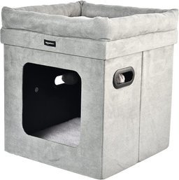 Amazon Basics Collapsible Cube Cat Bed NEW In Box