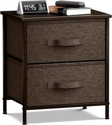 Sorbus Nightstand With 2 Drawers - Bedside Furniture & Night Stand End Table Dresser For Home