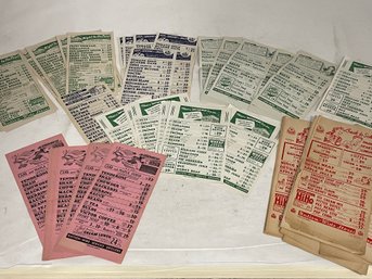 Large Lot Of NOS 1940s Nationwide Grocery Store Advertisement Sheets