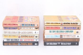 12 Tony Hillerman Hard Cover Novels