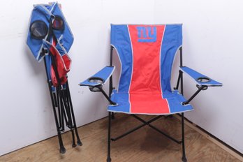 2 N.Y. Giants Folding Camp/Tailgate Chairs