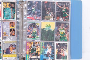 Binder Of Assorted NBA Insert Cards: Stars, Inserts & Rookies