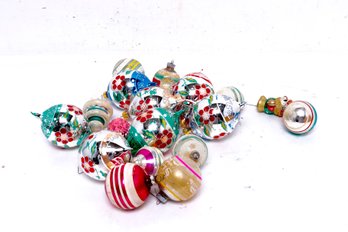 Mixed Grouping Of Vintage Christmas Bulb Ornaments