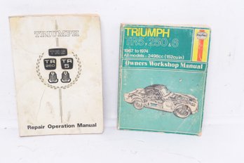 2 Vintage Triumph 'Workshop' Manuals