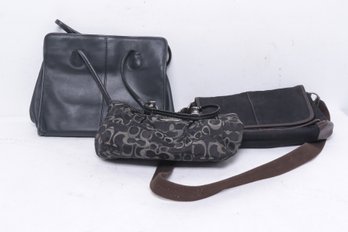 Grouping Of 3 Pre-Owned Coach Hand Bags