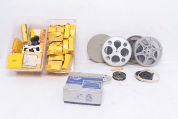 Vintage Mixed Film Reel Grouping