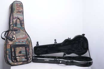 2- Pre-Owned Guitar Cases 1- Hard & 1- Soft Case