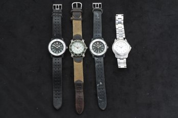 4 Pre Owned Victorinox Swiss Army Watches