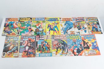 13 Pre Owned Captain America Marvel Comic Books