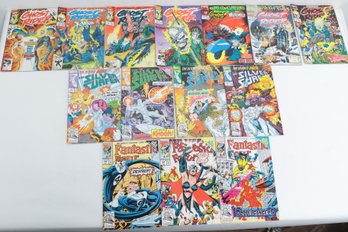 14 Pre Owned Ghost Rider, Silver Surfer & The Fantastic Four Marvel Comics