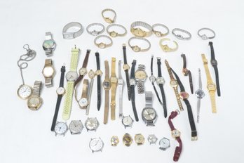 Approximately 45 Vintage Pre Owned Timex Watches