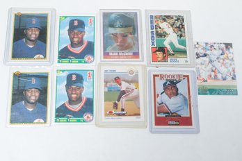 9 Star Baseball Players Cards Mo Vaughn, Wade Boggs, Mark McGwire Ect.