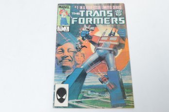 1984 Number 1 In A 4 Issue Limited Series Transformers Marvel Comic Book