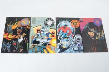 4 Flatbush Native Comic Books With Production Team Original Autographs
