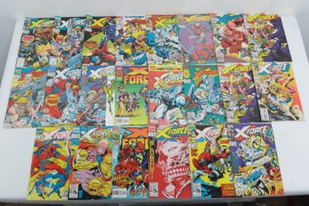 22 X-Force Marvel Comic Books