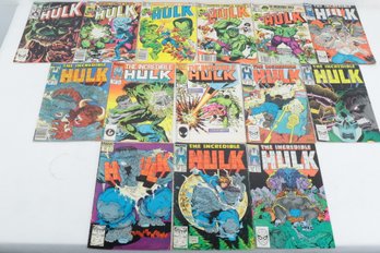 (14) Marvel 'HULK' Comic Books (60c & 75C)